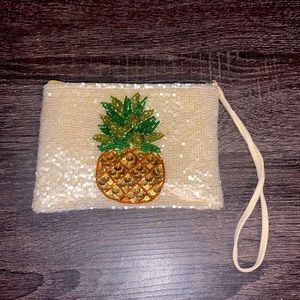 Liz Claiborne Pineapple wristlet